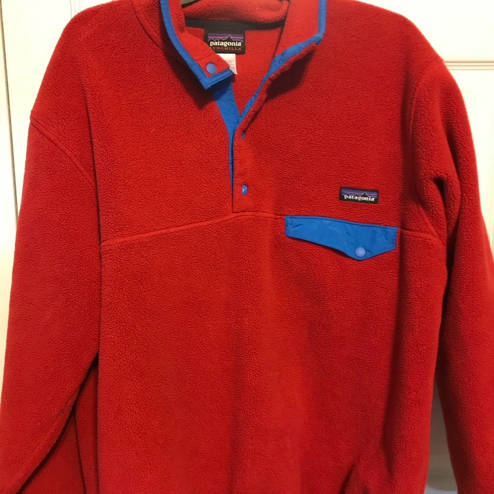 Men’s medium synchilla Patagonia pullover